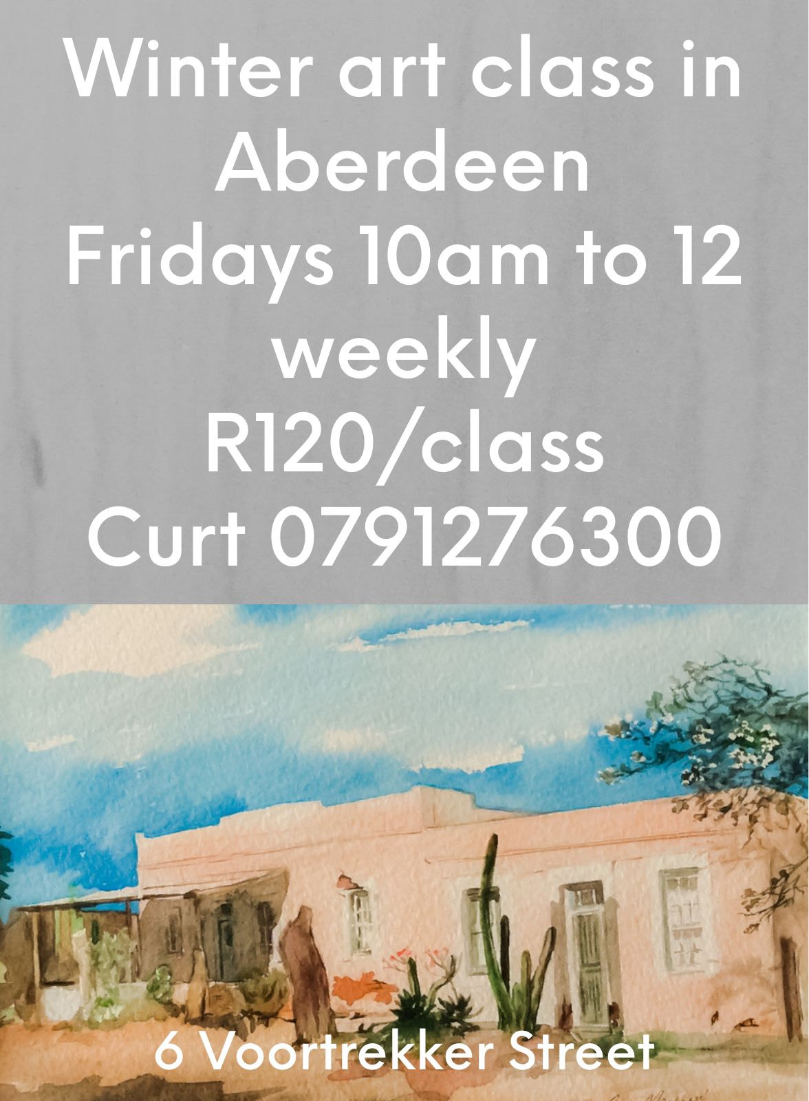 Winter Art Class in Aberdeen